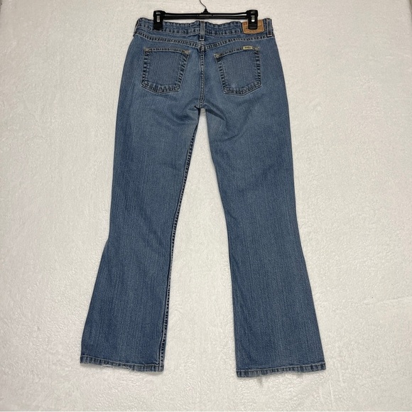 Levi Strauss Signature Womens Stretch Low-Rise Bootcut Blue Light/Medium 8 Short - Picture 2 of 12